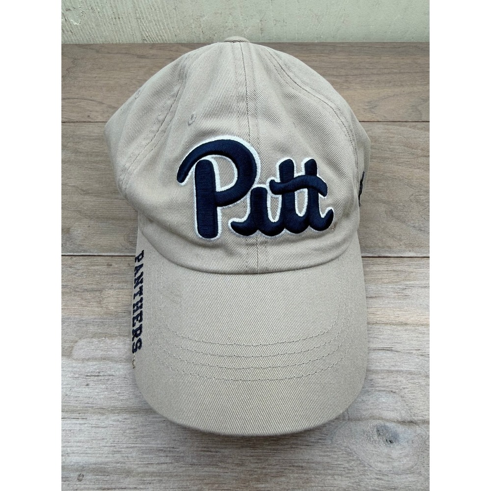Pitt Panthers Russell Baseball CapOSFA Tan Navy Blue NCAA College